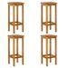 Ensemble de bar de jardin 5 pcs bois d'acacia solide - Photo n°5