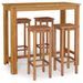 Ensemble de bar de jardin 5 pcs bois d'acacia solide - Photo n°1