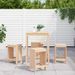 Ensemble de bar de jardin 5 pcs bois de pin massif - Photo n°2