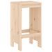 Ensemble de bar de jardin 5 pcs bois de pin massif - Photo n°4