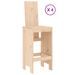 Ensemble de bar de jardin 5 pcs bois de pin massif - Photo n°3