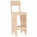 Ensemble de bar de jardin 5 pcs bois de pin massif - Photo n°4