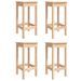 Ensemble de bar de jardin 5 pcs bois de pin massif - Photo n°6