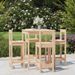 Ensemble de bar de jardin 5 pcs bois de pin massif - Photo n°2