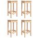 Ensemble de bar de jardin 5 pcs bois de pin massif - Photo n°6