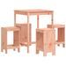 Ensemble de bar de jardin 5 pcs bois massif de Douglas - Photo n°1