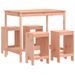 Ensemble de bar de jardin 5 pcs bois massif de Douglas - Photo n°1