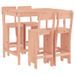 Ensemble de bar de jardin 5 pcs bois massif de Douglas - Photo n°1