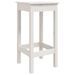 Ensemble de bar de jardin 7 pcs blanc bois de pin massif - Photo n°7