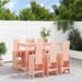 Ensemble de bar de jardin 7 pcs bois massif douglas - Photo n°2