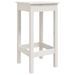 Ensemble de bar de jardin 9 pcs blanc bois de pin massif - Photo n°7