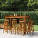 Ensemble de bar de jardin 9 pcs Bois d'acacia solide - Photo n°1