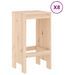 Ensemble de bar de jardin 9 pcs Bois de pin massif - Photo n°3