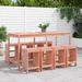 Ensemble de bar de jardin 9 pcs bois massif douglas - Photo n°2