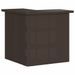 Ensemble de bar de jardin avec coussins 5 pcs marron poly rotin - Photo n°6