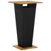 Ensemble de bar jardin 3 pcs noir poly rotin/bois massif acacia - Photo n°5