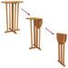 Ensemble de bar pliable 5 pcs Bois de teck massif - Photo n°7