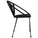 Ensemble de bistro 3 pcs Rotin PVC Noir - Photo n°7