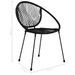 Ensemble de bistro 3 pcs Rotin PVC Noir - Photo n°11