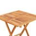 Ensemble de bistro 3pcs avec coussins beige Bois de teck massif - Photo n°6