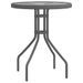 Ensemble de bistro de jardin 3 pcs Gris - Photo n°8