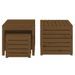 Ensemble de boîtes de jardin 4 pcs marron miel bois pin massif - Photo n°6