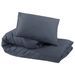 Ensemble de housse de couette Anthracite 240x220 cm Microfibre - Photo n°6