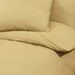 Ensemble de housse de couette Taupe 155x220 cm Microfibre - Photo n°7