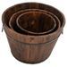 Ensemble de jardinière godet 3 pcs bois massif de sapin - Photo n°3