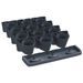 Ensemble de jardinières verticales 12 pcs Anthracite PP - Photo n°3