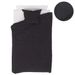 Ensemble de literie 4 pcs Molleton Anthracite 140x200/60x70 cm - Photo n°1