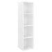 Ensemble de meuble TV 2 pcs Blanc brillant 3 - Photo n°5