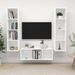 Ensemble de meuble TV 3 pcs Blanc 7 - Photo n°1