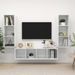 Ensemble de meuble TV 3 pcs Blanc brillant 4 - Photo n°1