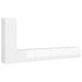 Ensemble de meuble TV 3 pcs Blanc brillant - Photo n°2