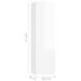 Ensemble de meuble TV 3 pcs Blanc brillant - Photo n°7