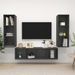 Ensemble de meuble TV 3 pcs Gris 2 - Photo n°1