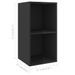 Ensemble de meuble TV 3 pcs Noir brillant - Photo n°6