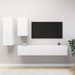 Ensemble de meuble TV 4 pcs Blanc - Photo n°1