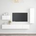 Ensemble de meuble TV 4 pcs Blanc 13 - Photo n°1