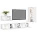 Ensemble de meuble TV 4 pcs Blanc 13 - Photo n°3