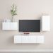 Ensemble de meuble TV 4 pcs Blanc 11 - Photo n°1