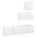 Ensemble de meuble TV 4 pcs Blanc 12 - Photo n°2