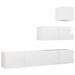 Ensemble de meuble TV 4 pcs Blanc brillant 15 - Photo n°2