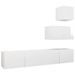 Ensemble de meuble TV 4 pcs Blanc brillant 17 - Photo n°2