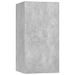 Ensemble de meuble TV 4 pcs Gris béton 7 - Photo n°5