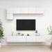 Ensemble de meuble TV 5 pcs Blanc 7 - Photo n°1