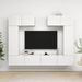 Ensemble de meuble TV 6 pcs Blanc 13 - Photo n°1