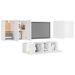 Ensemble de meuble TV 6 pcs Blanc 9 - Photo n°3