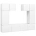 Ensemble de meuble TV 6 pcs Blanc 11 - Photo n°2